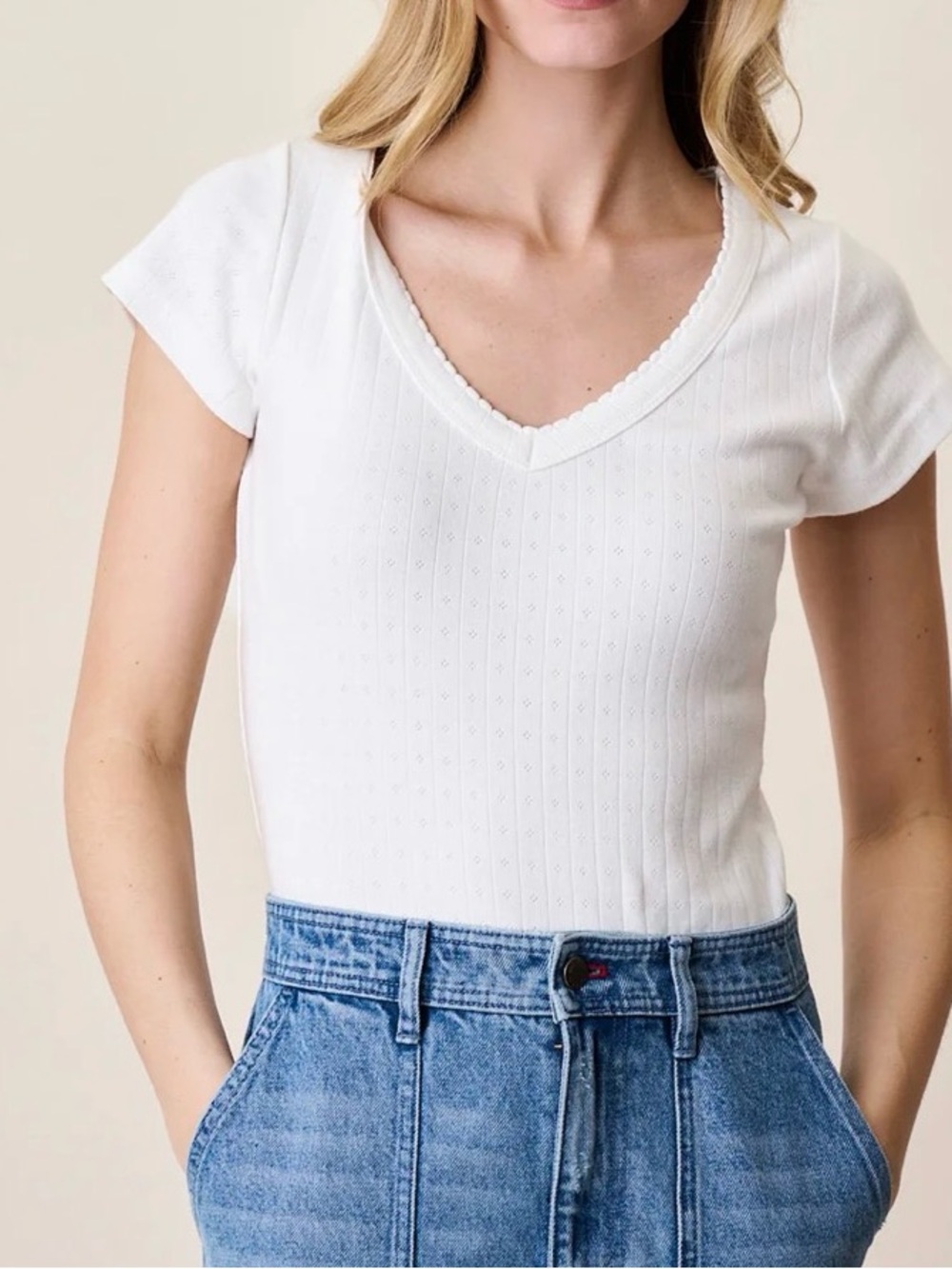 NWT Bundle of ✌️ MAREA Pointelle Tees XS